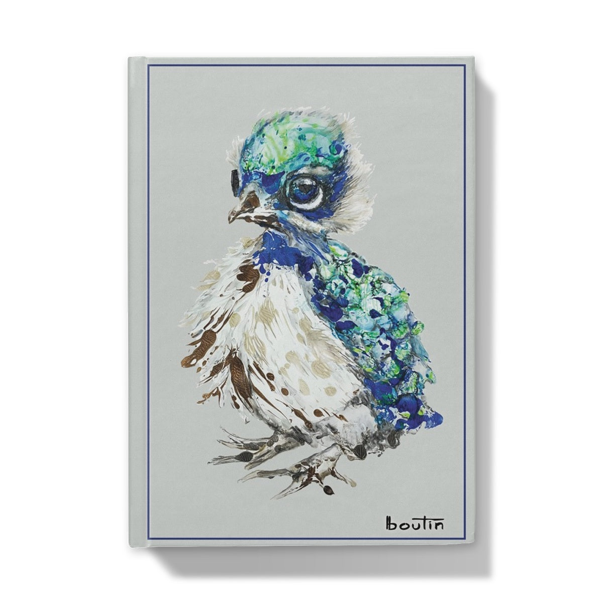 Paon gris - Carnet de l'artiste Boutin