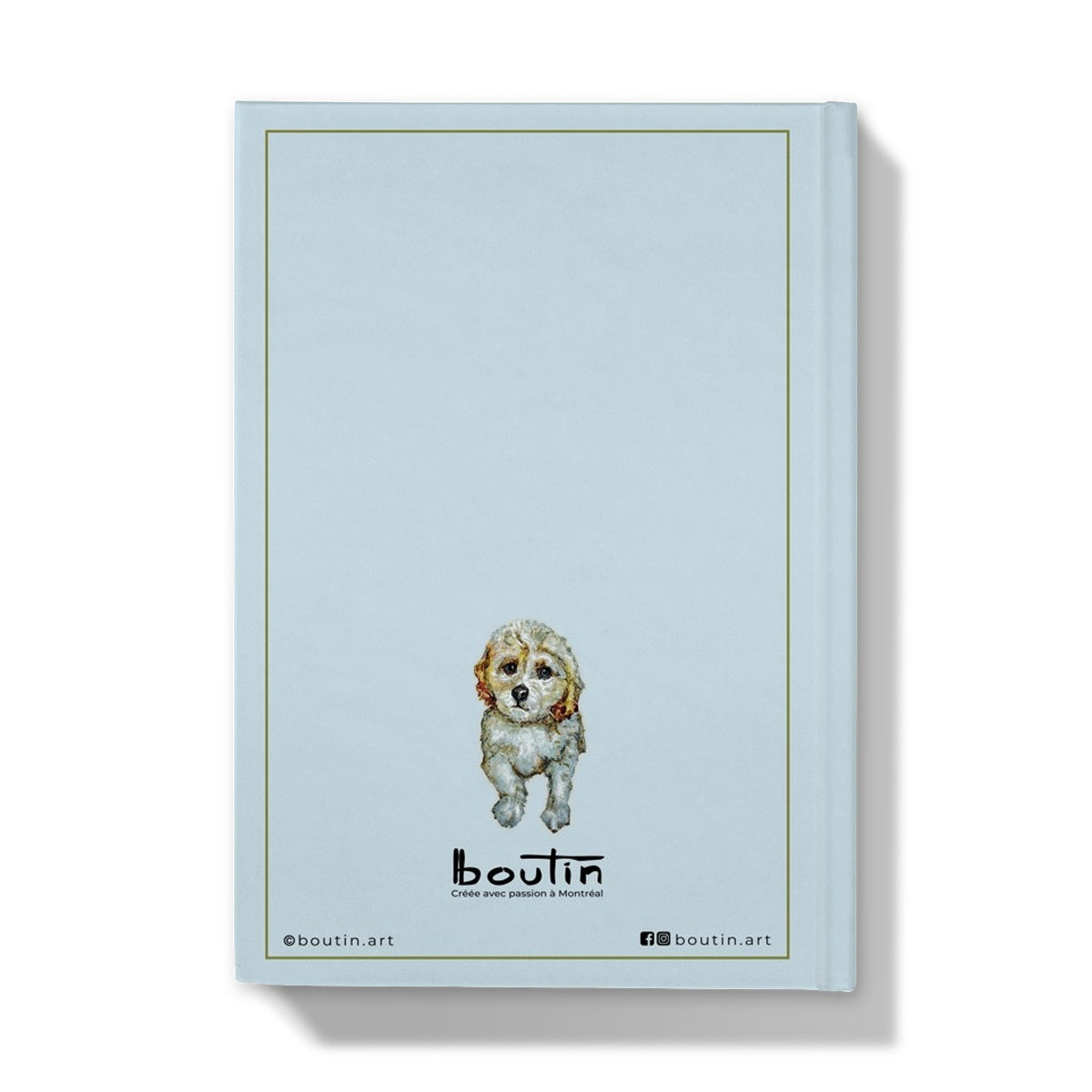 Prince blue - Notebook by the artist Boutin