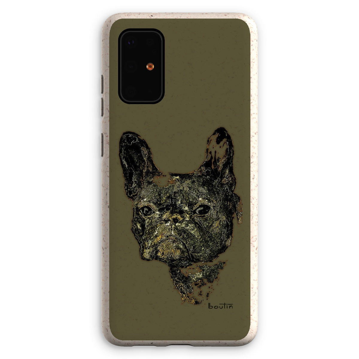 Le Roi George Kaki - Bouledogue français -Étui de téléphone écologique