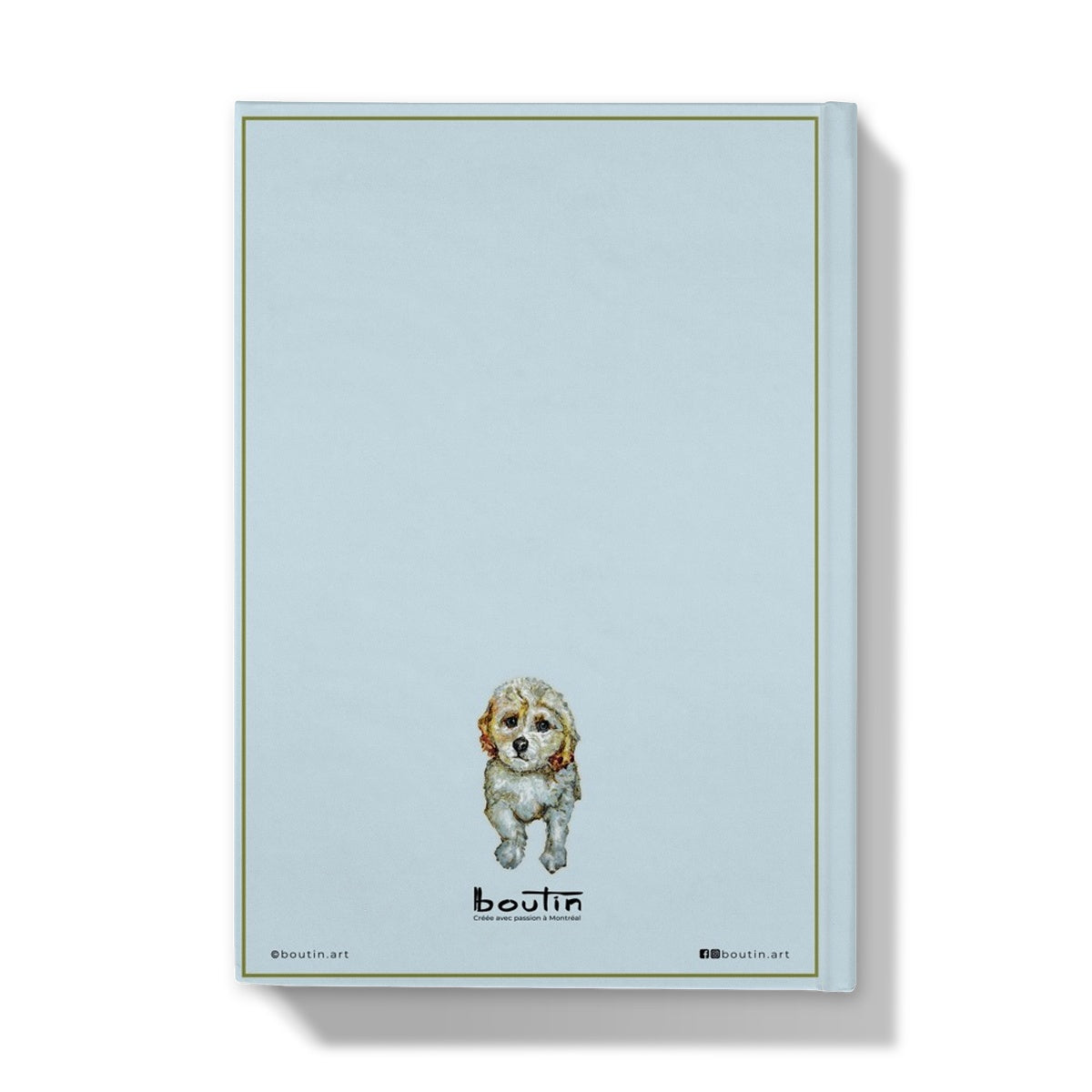 Prince blue - Notebook by the artist Boutin