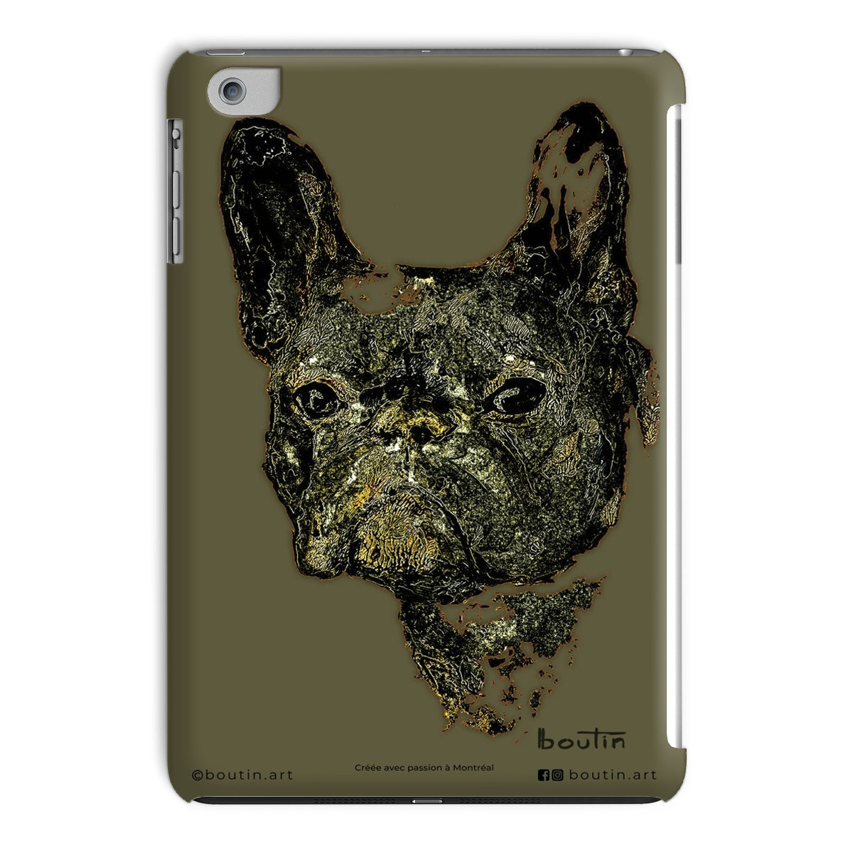 Le Roi George Marine - Bouledogue français étui pour iPad