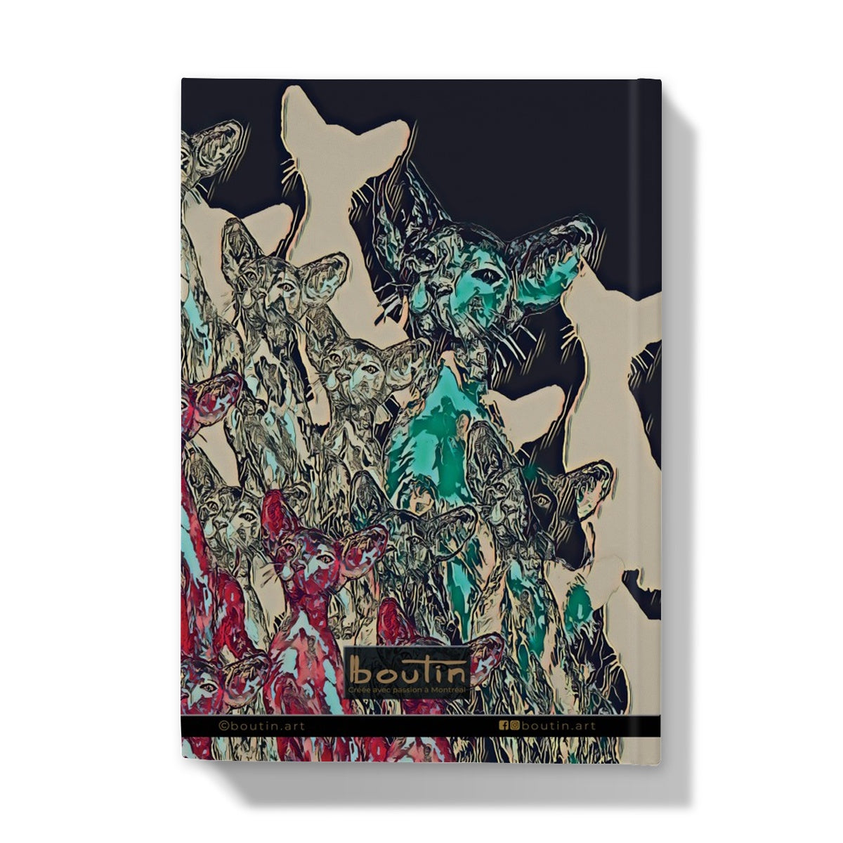 Les Cleopatre marine - carnet de l'artiste Boutin