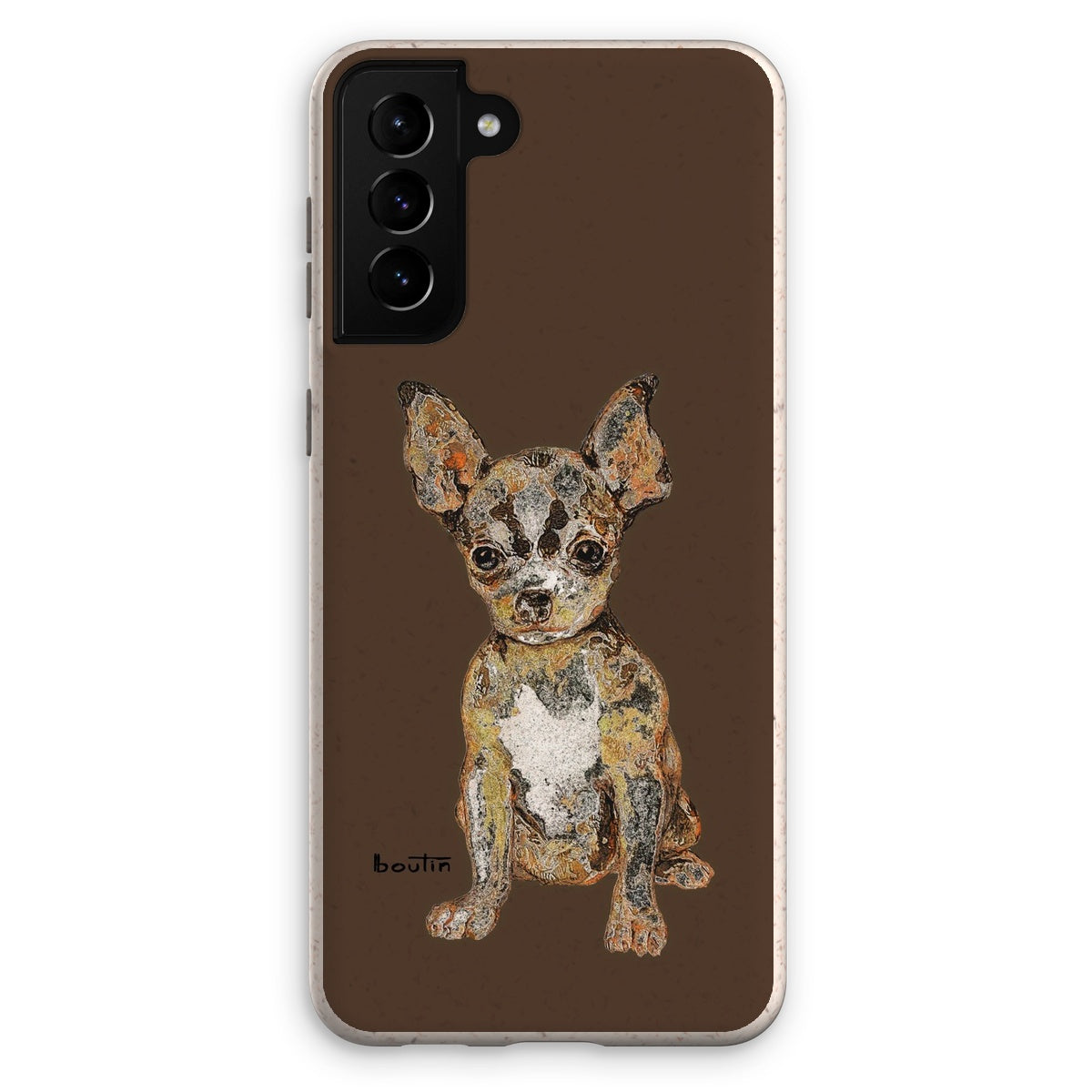 Agathe brown eco-friendly cell phone case