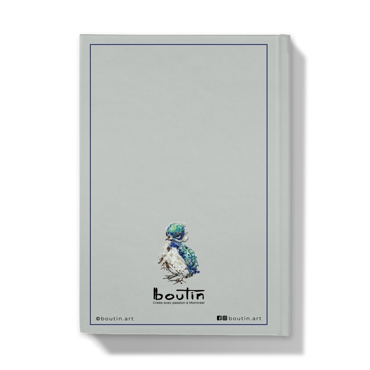 Paon gris - Carnet de l'artiste Boutin