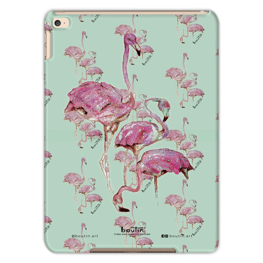 Green Flamingo Ipad Case
