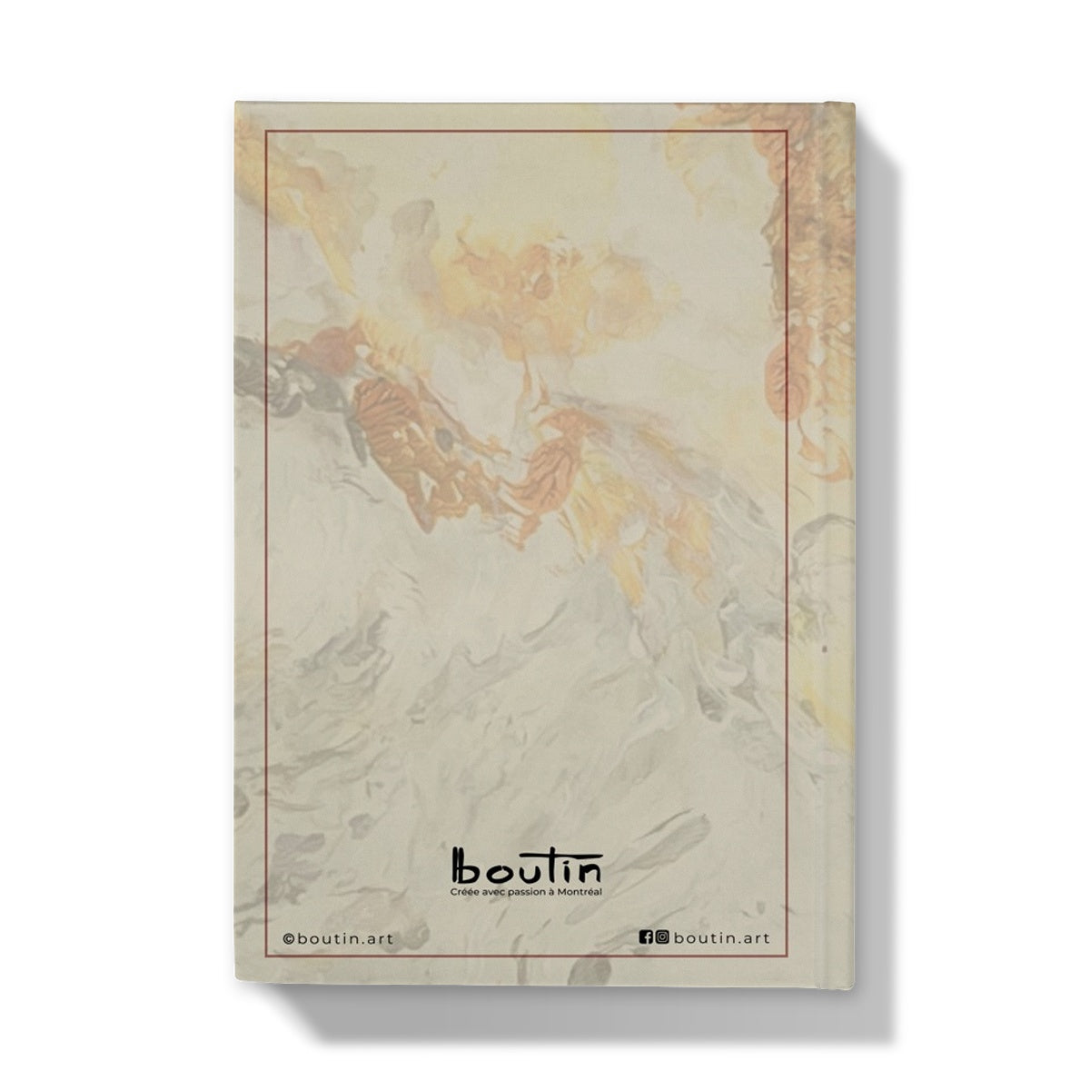 Bouddha crème - carnet de l'artiste Boutin
