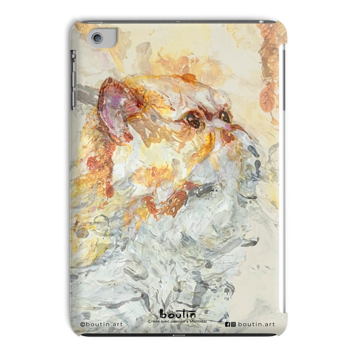 Bouddha crème étui pour iPad