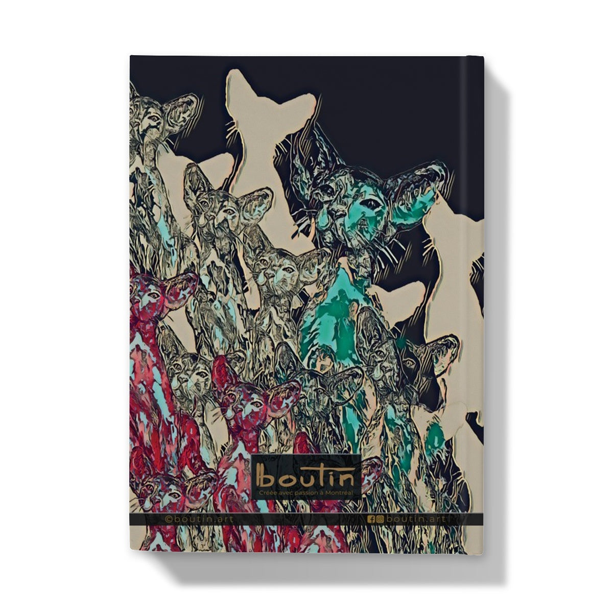 Les Cleopatre marine - carnet de l'artiste Boutin
