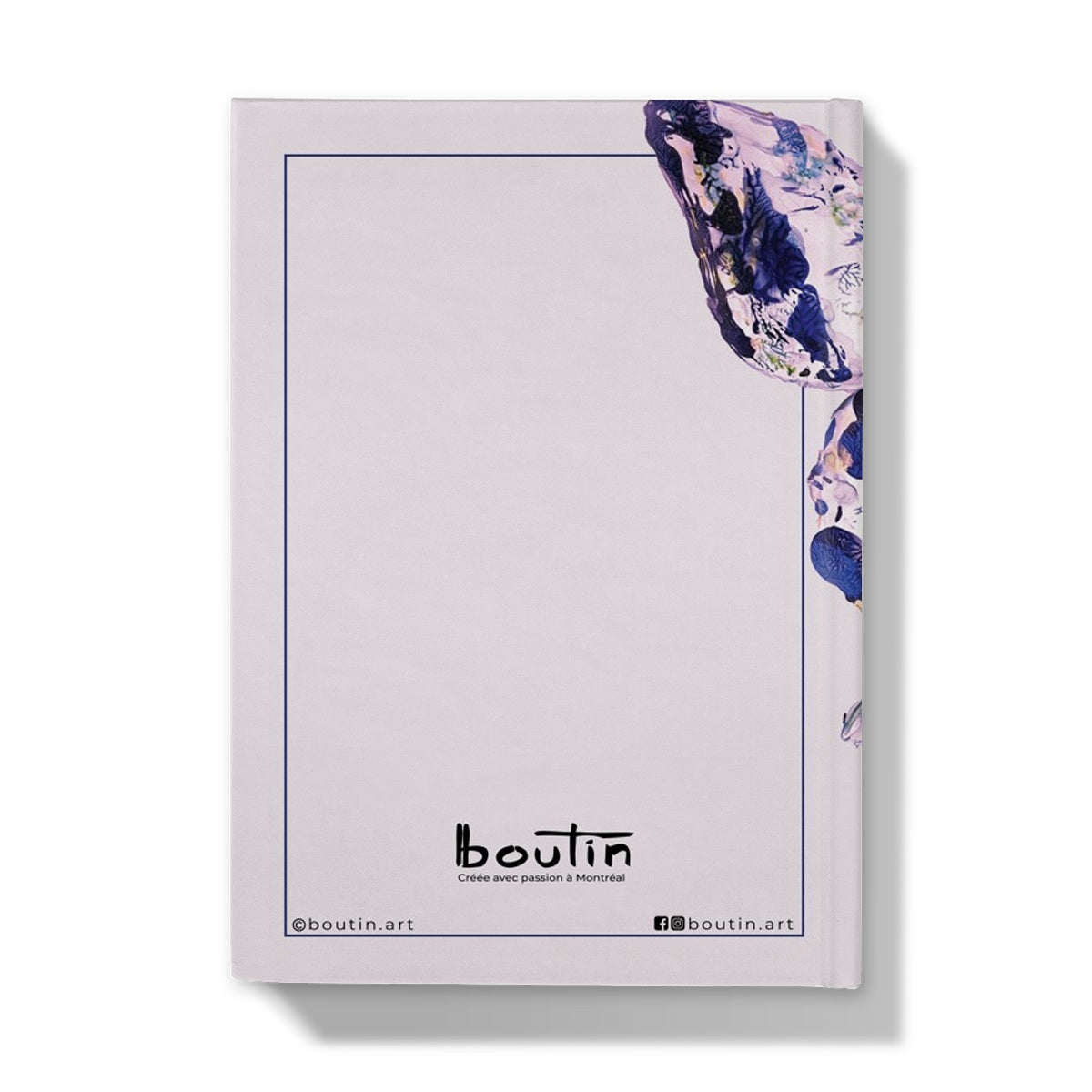 Papillons lilas - Carnet de l'artiste Boutin