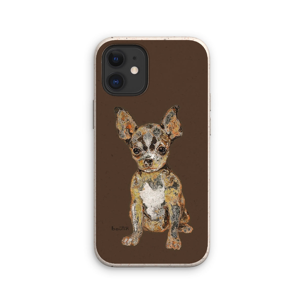Agathe brown eco-friendly cell phone case
