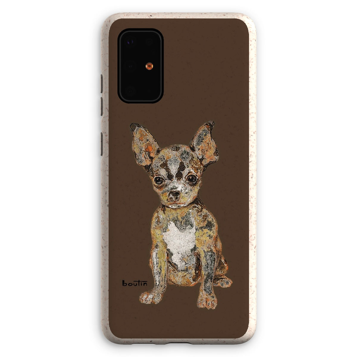 Agathe brown eco-friendly cell phone case