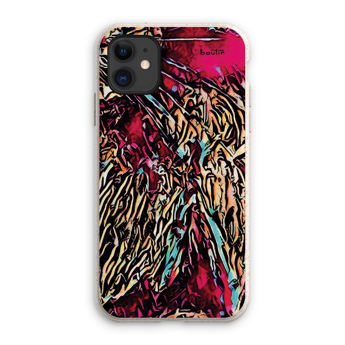 Arthur burgundy eco-friendly cell phone case