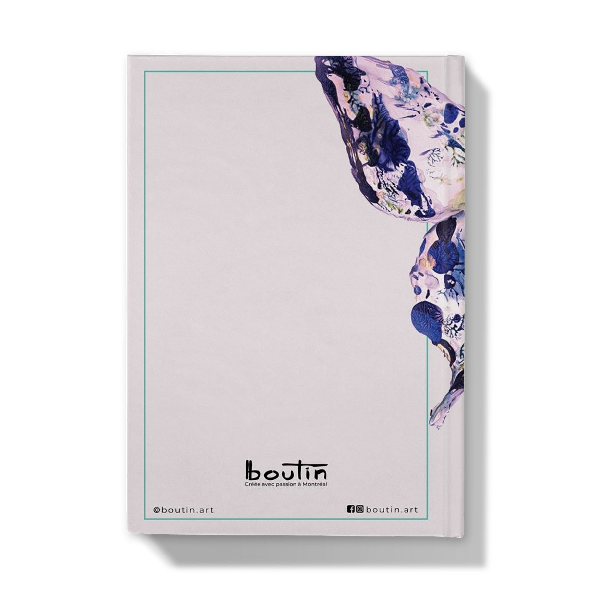 Papillons lilas - Carnet de l'artiste Boutin