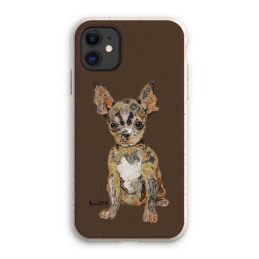 Agathe brown eco-friendly cell phone case