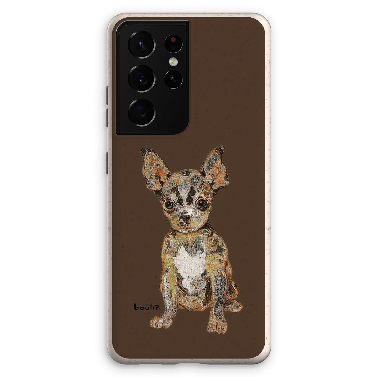 Agathe brown eco-friendly cell phone case