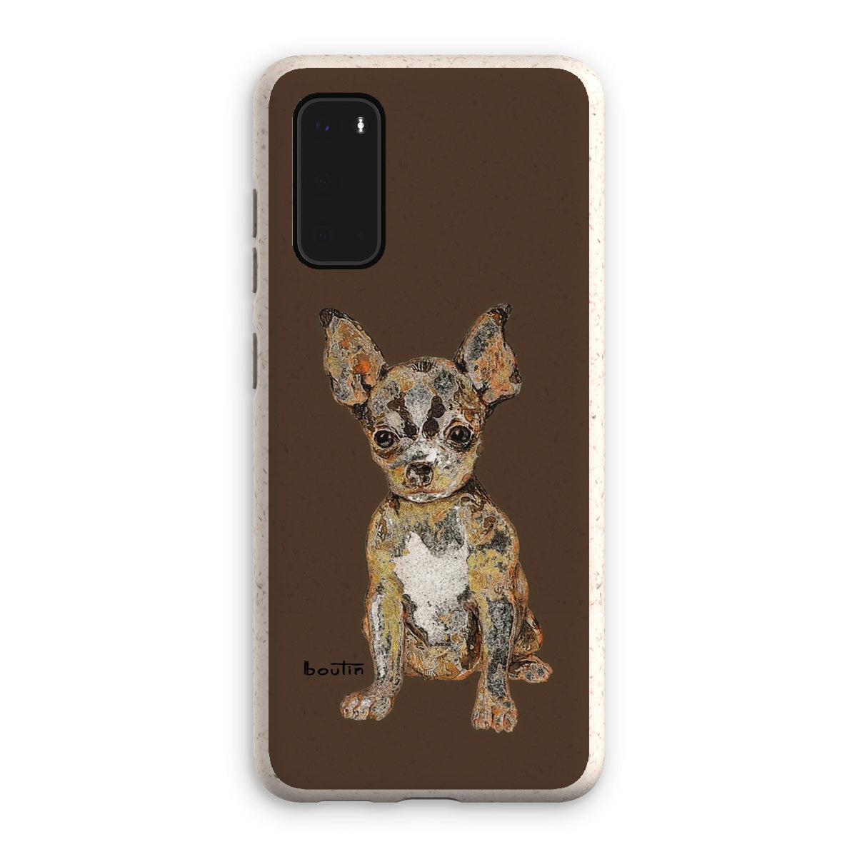Agathe brown eco-friendly cell phone case