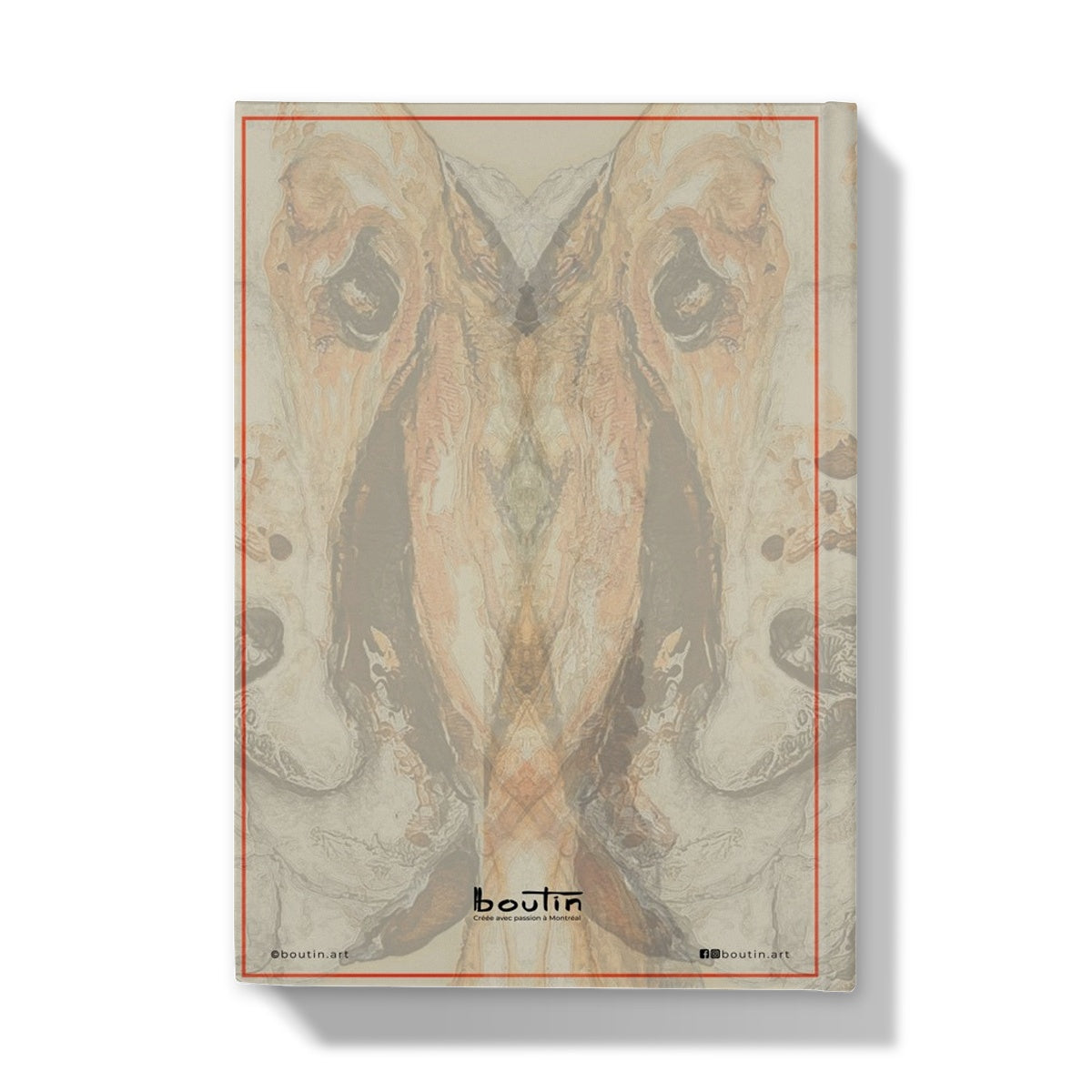 Alphonse crème - Notebook by the artist Boutin