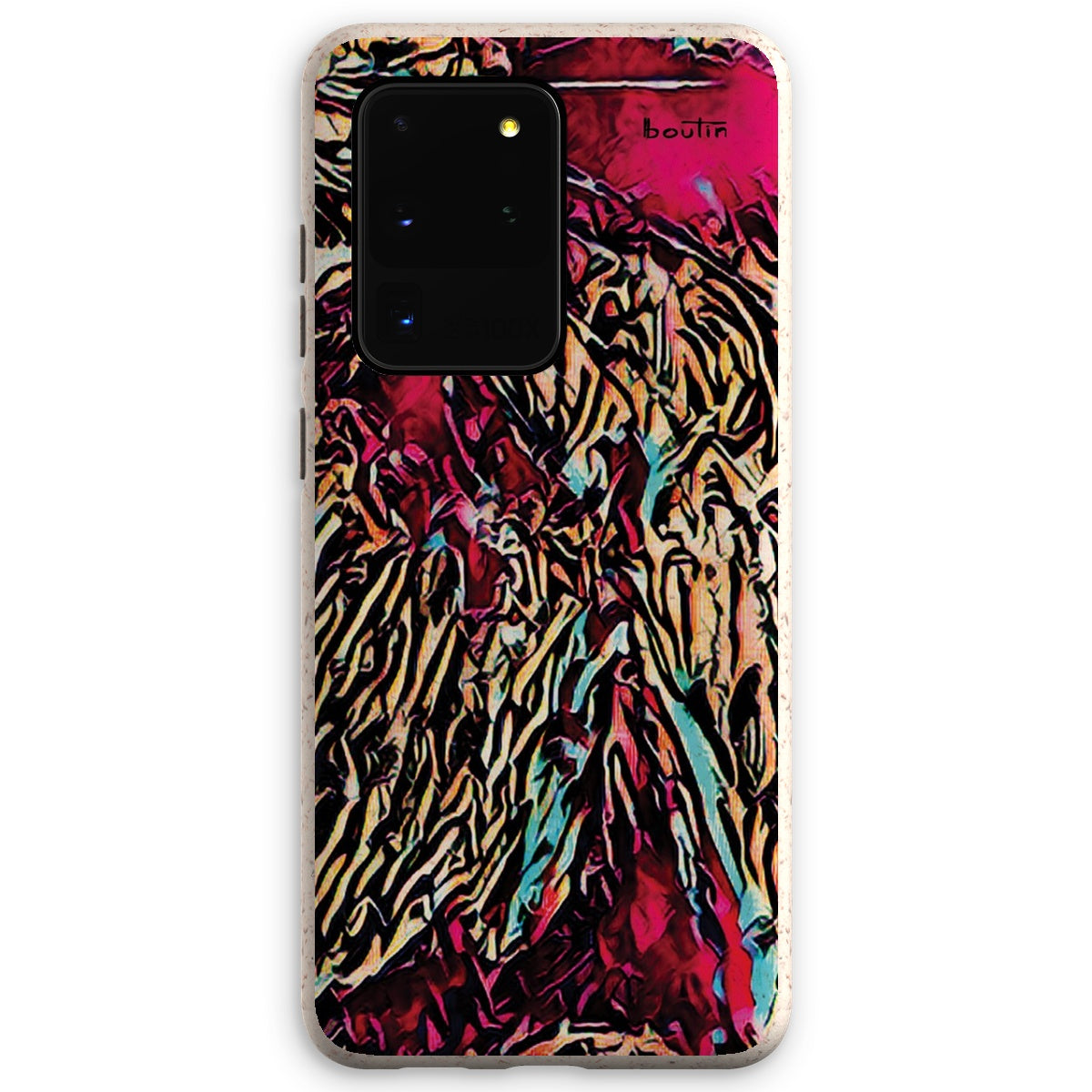 Arthur burgundy eco-friendly cell phone case