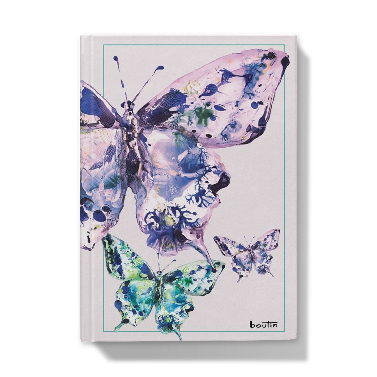 Papillons lilas - Carnet de l'artiste Boutin