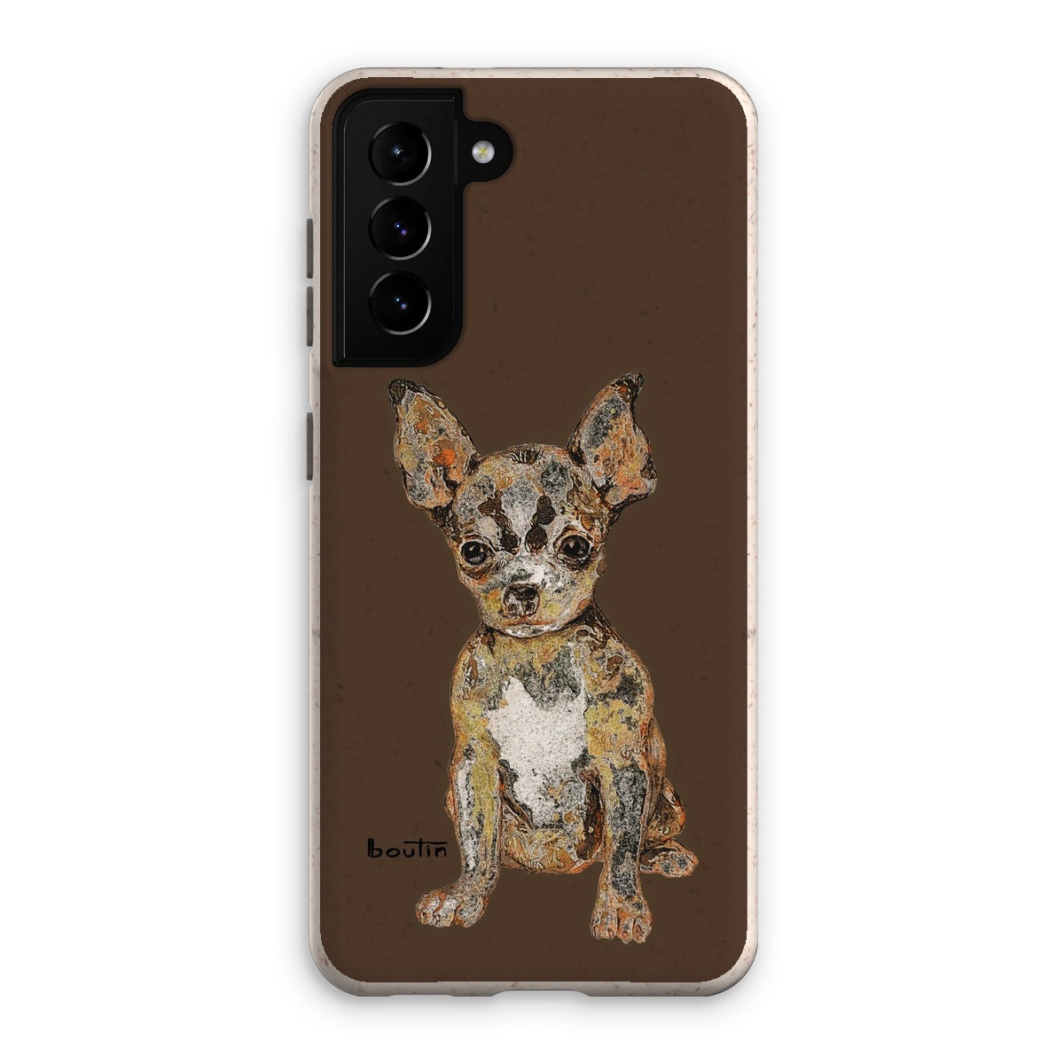 Agathe brown eco-friendly cell phone case