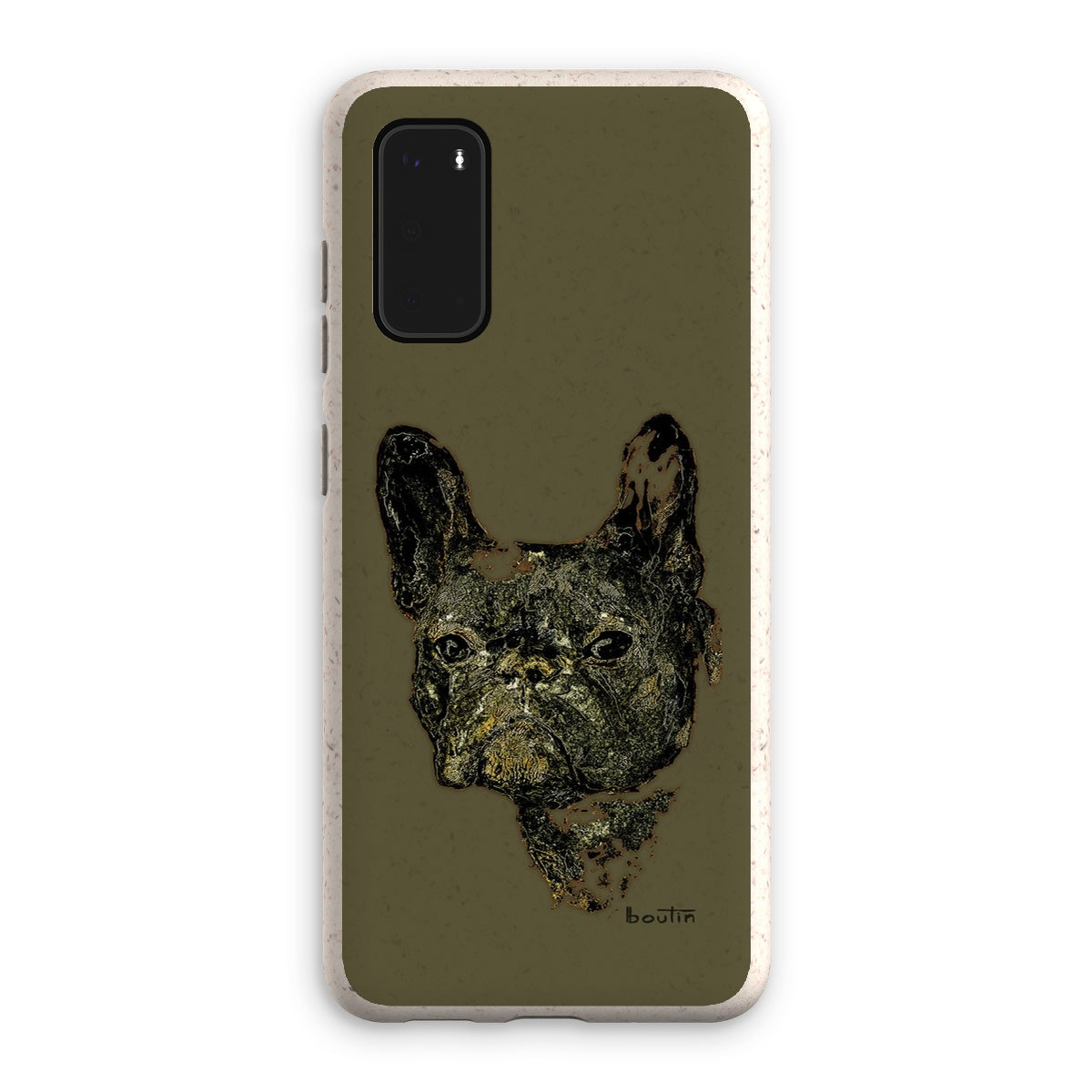 Le Roi George Kaki - Bouledogue français -Étui de téléphone écologique