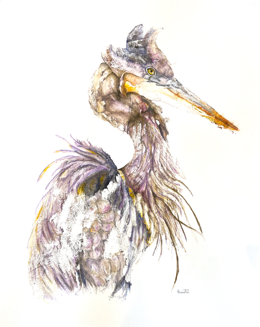 Whispered Grace of the Heron