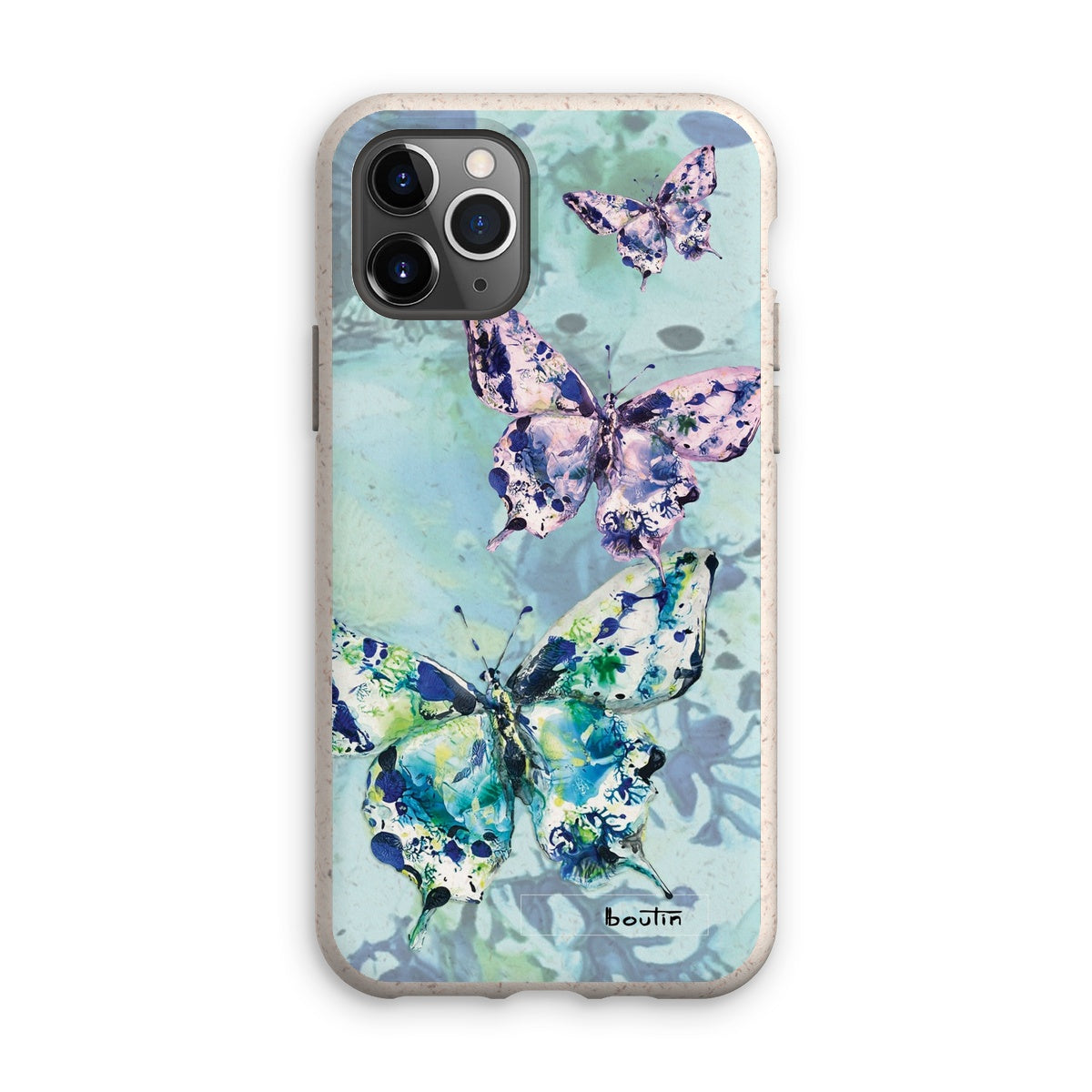 Lilac Butterflies Eco Friendly Cell Case