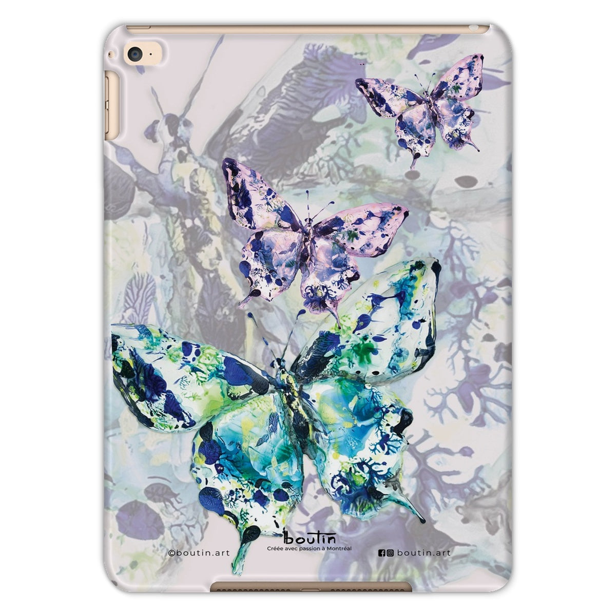 Lilac Butterflies iPad Case