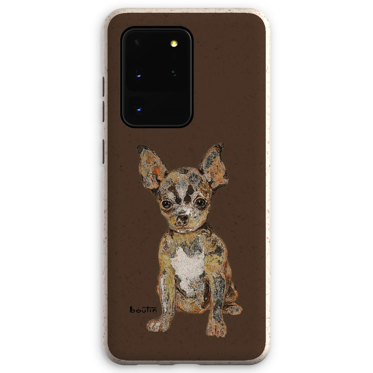 Agathe brown eco-friendly cell phone case