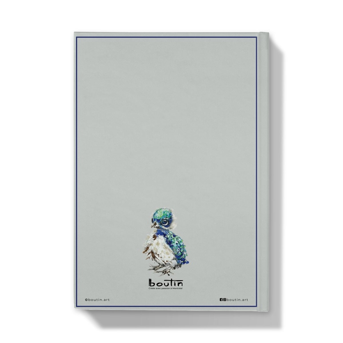 Paon gris - Carnet de l'artiste Boutin