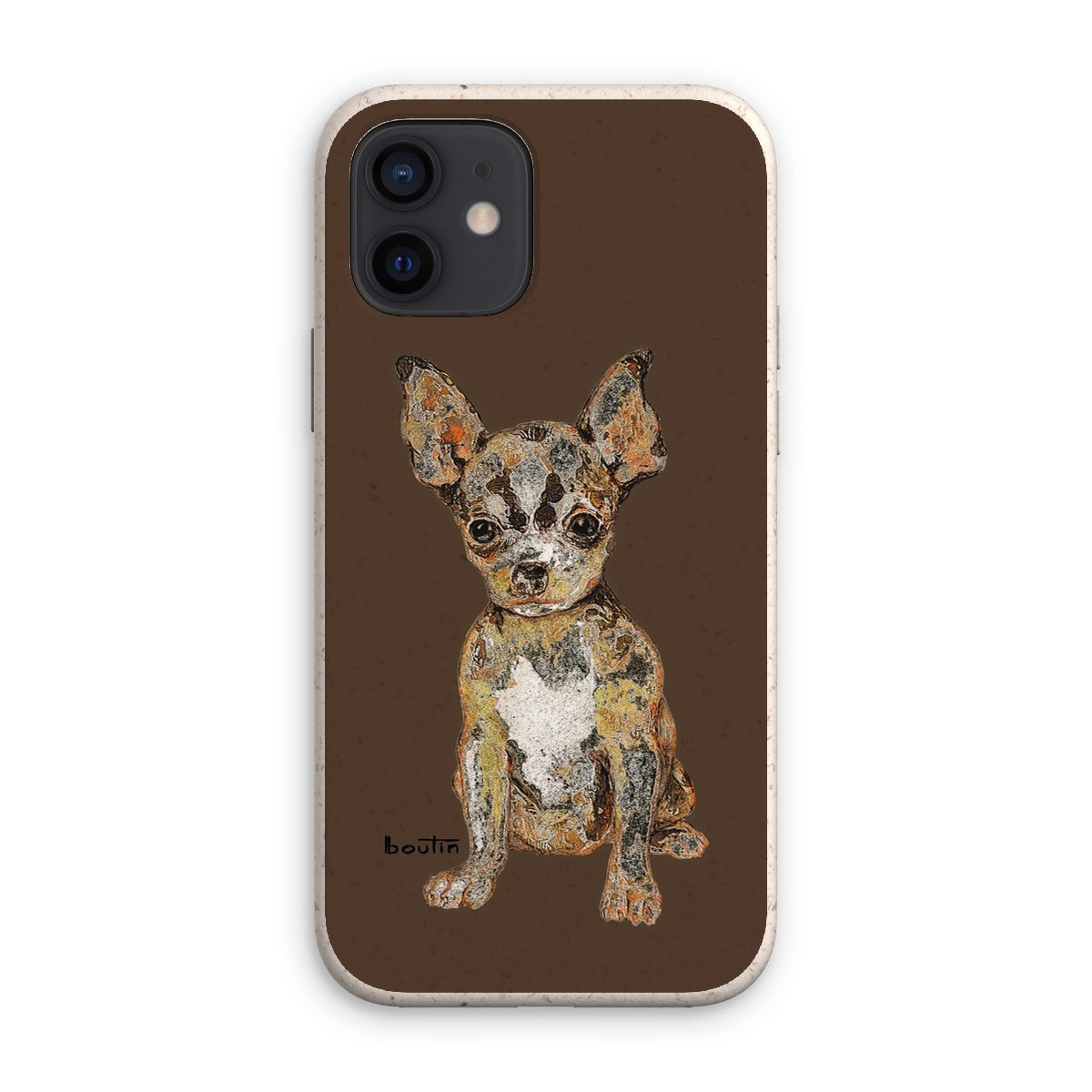 Agathe brown eco-friendly cell phone case