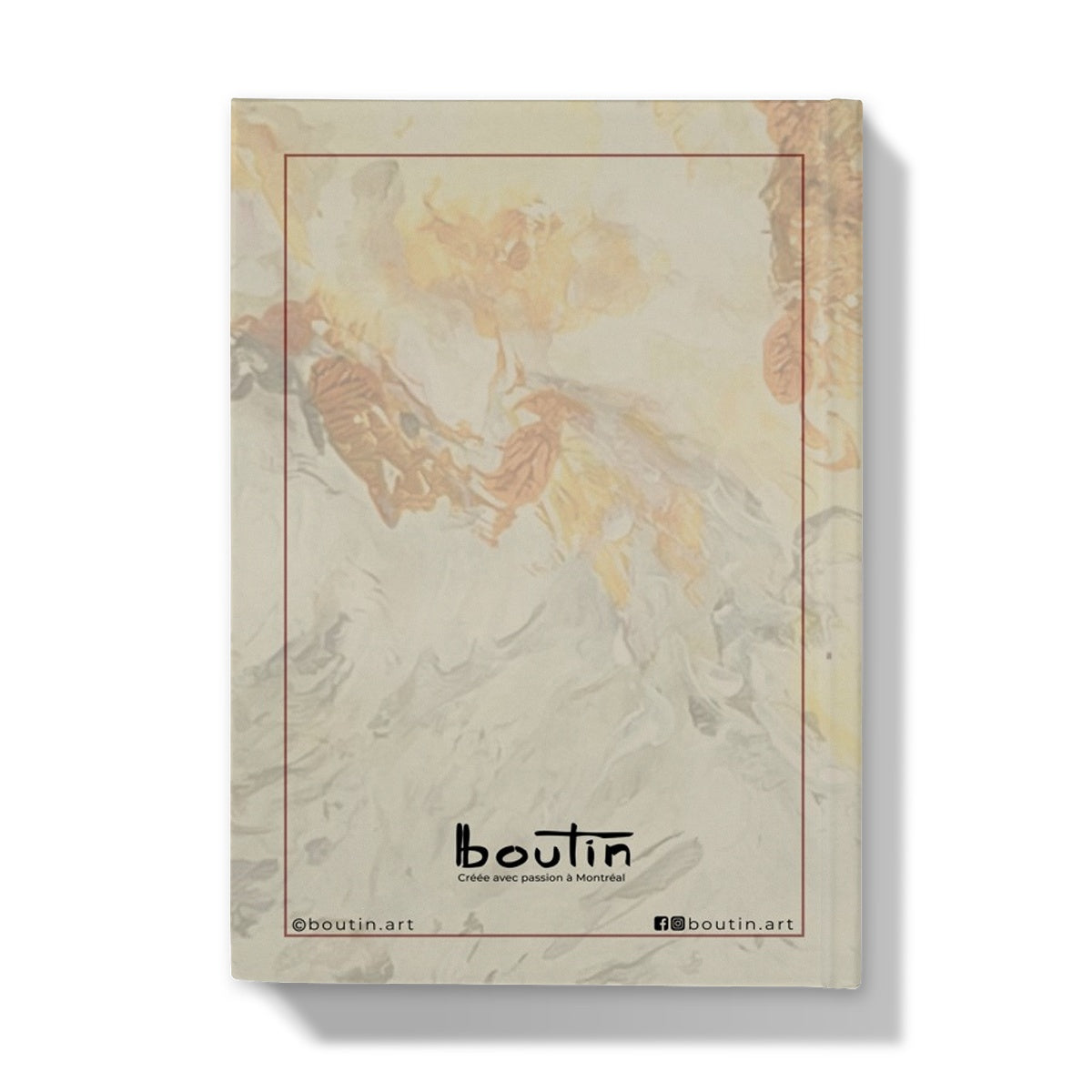 Bouddha crème - carnet de l'artiste Boutin