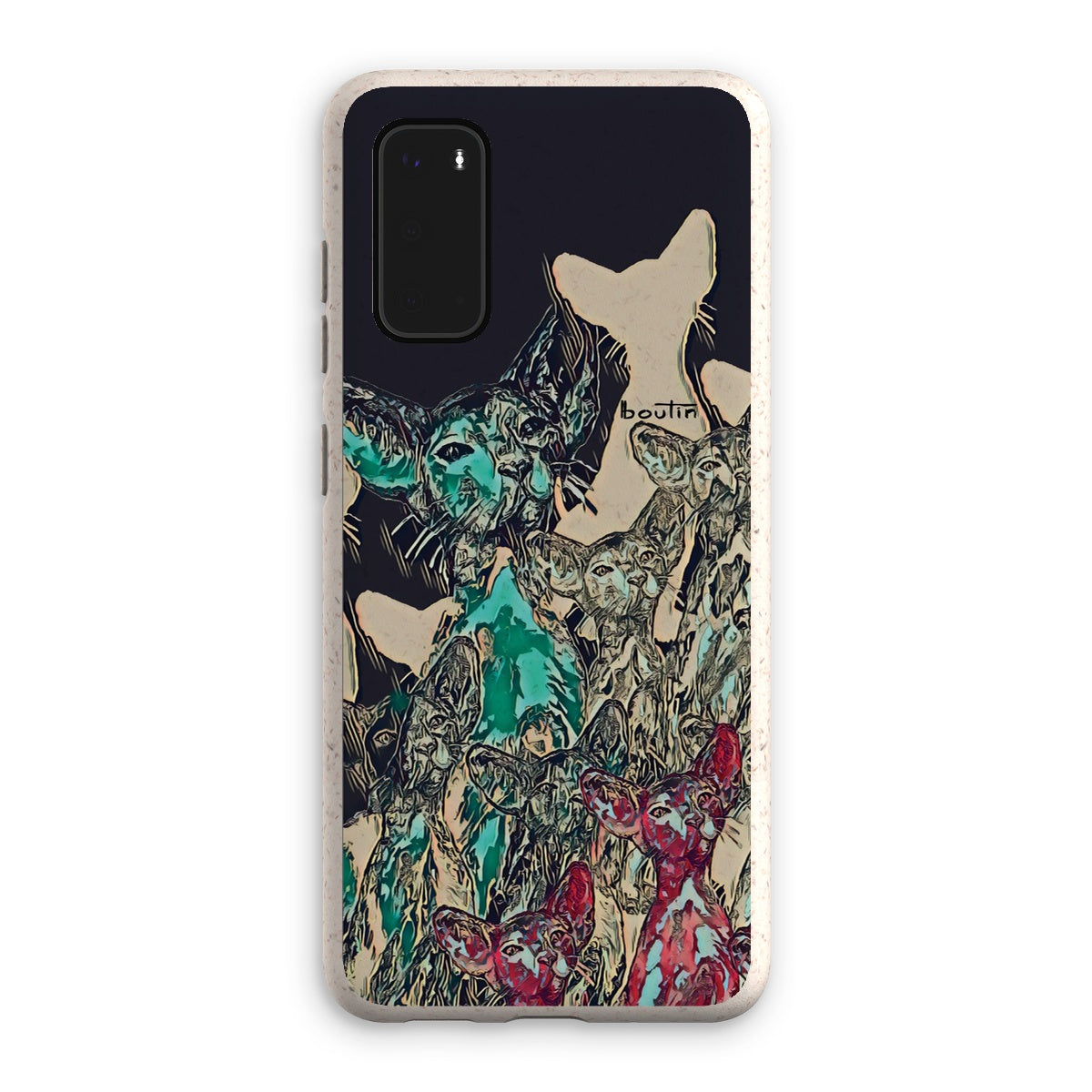 Les Cleopatre marine eco-friendly cell phone case