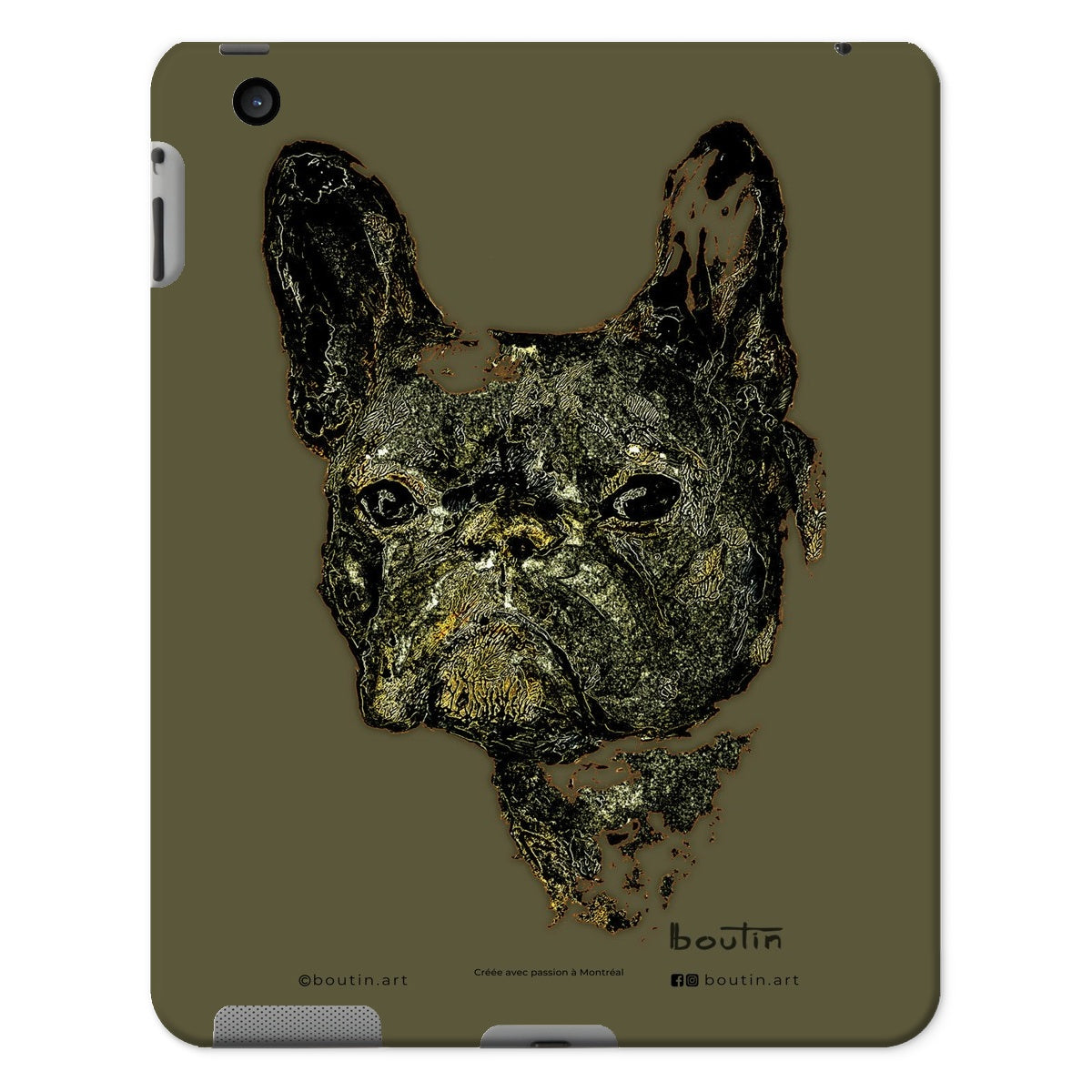 King George Marine - French Bulldog iPad Case